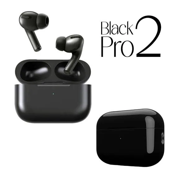 Black Pro 2 TWS Wireless Earbuds – Seamless Connectivity, Premium Sound, Modern Design - Image 2