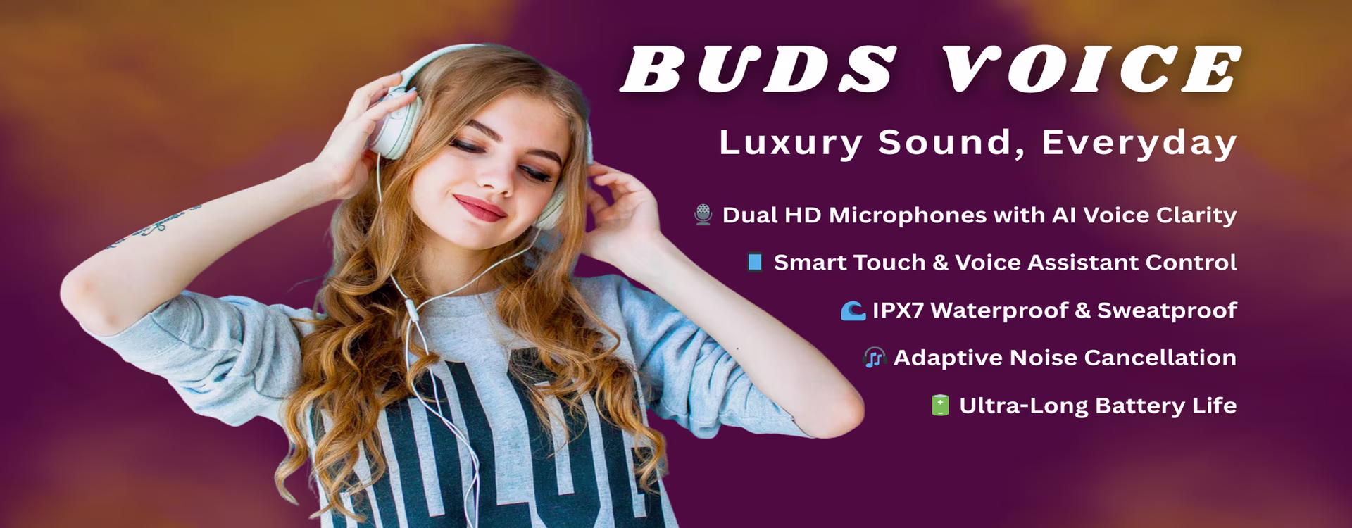 Buds Voice Banner