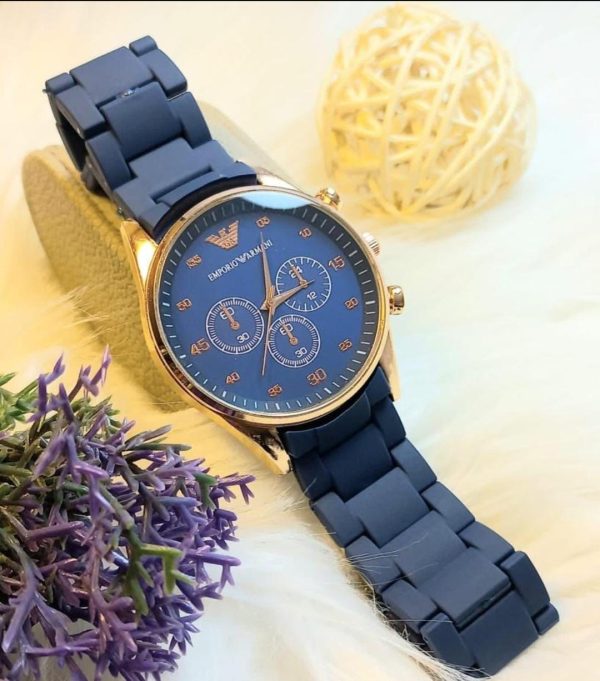 Emporio Armani AA1 Stylish Quartz Watch for Men & Women | Adjustable Strap | Premium Fashion Timepiece - Image 2