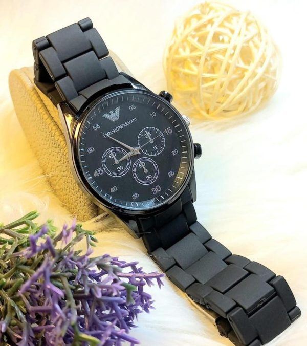 Emporio Armani AA1 Stylish Quartz Watch for Men & Women | Adjustable Strap | Premium Fashion Timepiece - Image 3