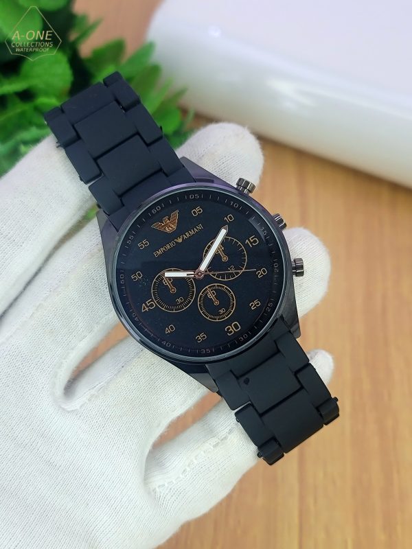 Emporio Armani AA1 Stylish Quartz Watch for Men & Women | Adjustable Strap | Premium Fashion Timepiece - Image 4