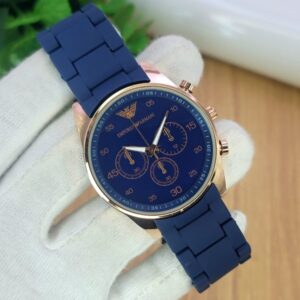 Emporio Armani AA1 Stylish Quartz Watch for Men & Women | Adjustable Strap | Premium Fashion Timepiece