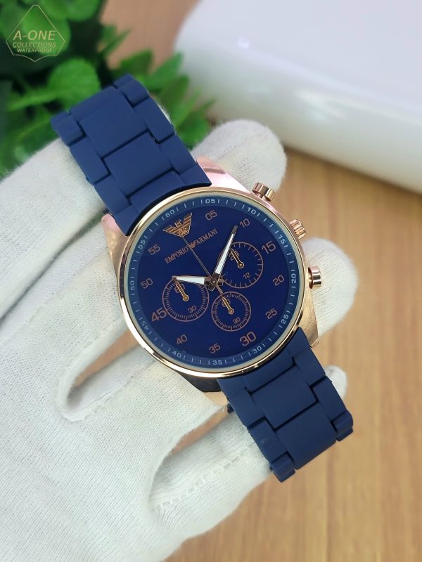 Emporio Armani AA1 Stylish Quartz Watch for Men & Women | Adjustable Strap | Premium Fashion Timepiece