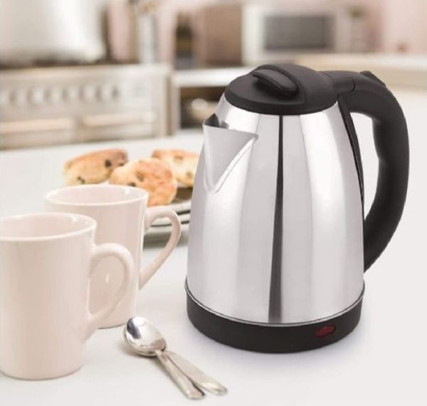 Premium Stainless Steel Electric Kettle – 1500W Fast Boil, 2L Capacity, Automatic Shut-Off, 360° Cordless Base | Essential Kitchen Appliance - Image 3