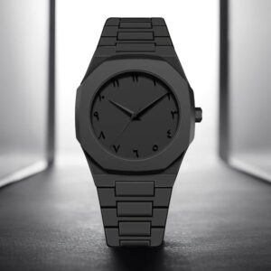 Full Black Aura Quartz Analog Watch for Men