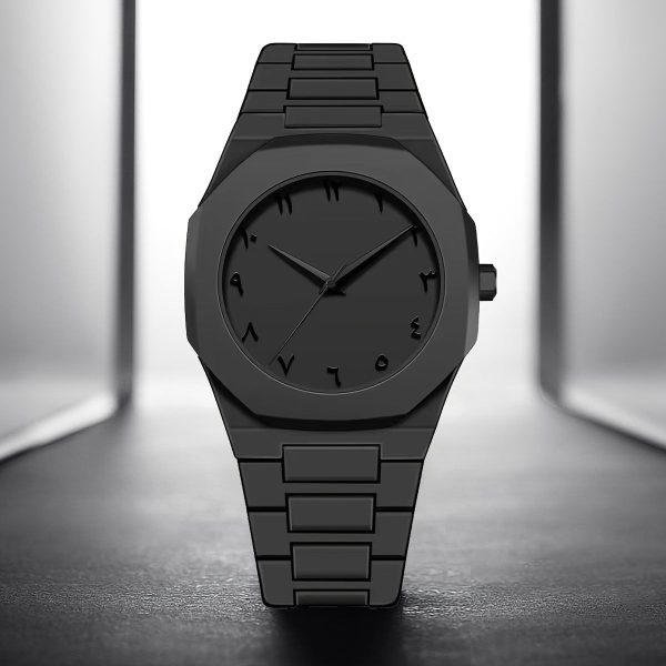 Full Black Aura Quartz Analog Watch for Men