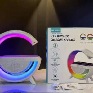 G-Shaped RGB Table Lamp with Bluetooth Speaker