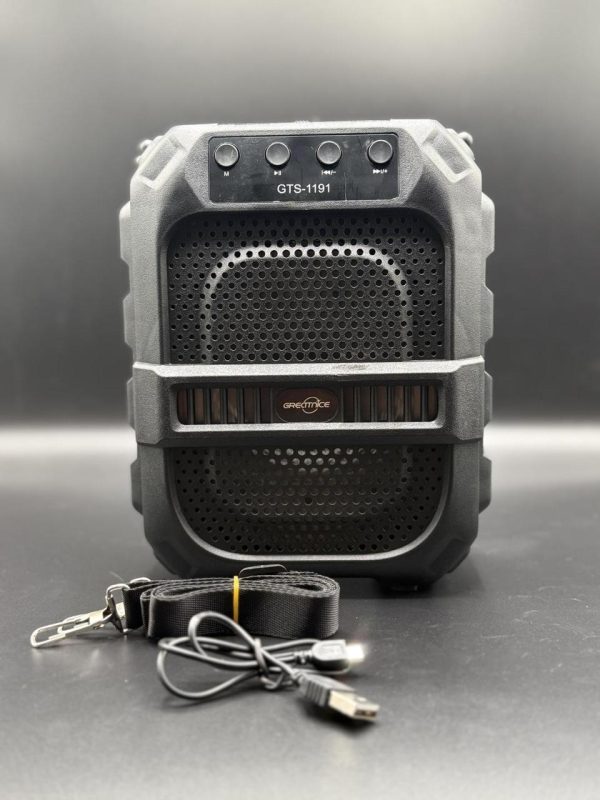 GTS-1191 | 10W Wireless Bluetooth Speaker with 6.5″ Subwoofer, FM Radio & Multi-Input Support - Image 6