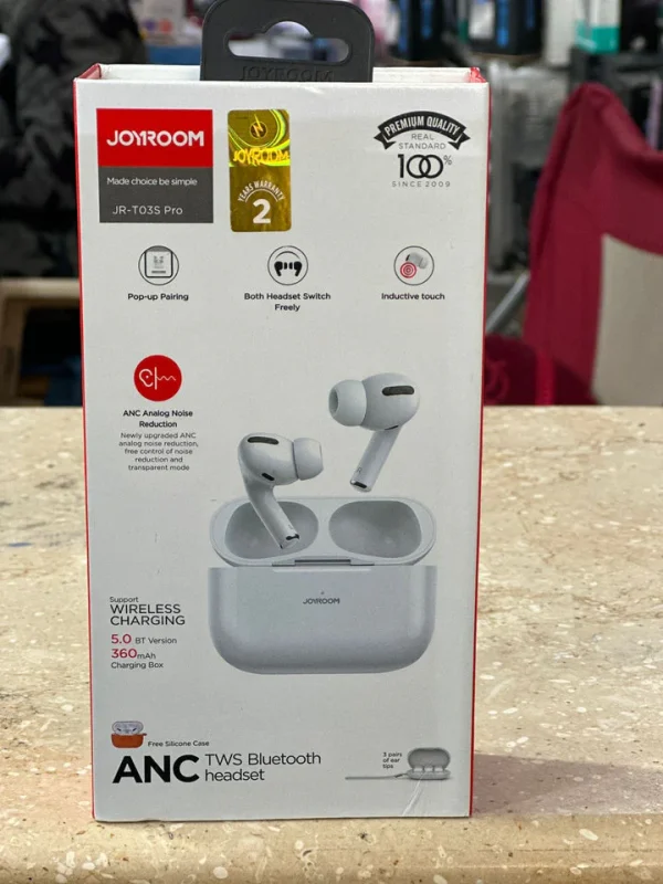 Joyroom JR-T03S Pro Wireless Earbuds with Silicone Case (Original) - Image 7