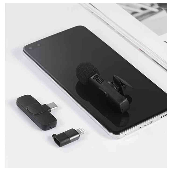 K9 Dual Wireless Lavalier Microphone Branded - Image 3