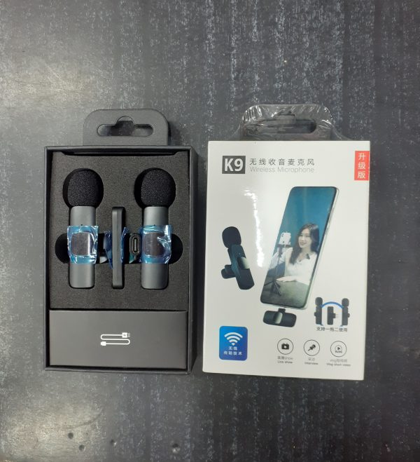K9 Dual Wireless Lavalier Microphone