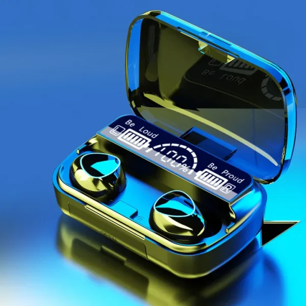 M10 Wireless Bluetooth Earbuds – LED Power Display, Long Battery Life, Touch Control, Magnetic Charging Case - Image 2