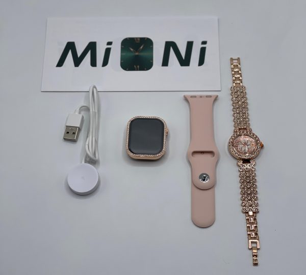 Mi Ni ZW10 DO Diamond Series Women’s Smartwatch – Luxury Design, Bluetooth Calling, Health Monitoring, 2-in-1 Fashion & Fitness - Image 2