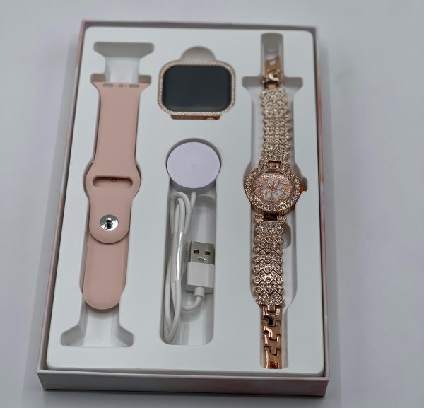 Mi Ni ZW10 DO Diamond Series Women’s Smartwatch – Luxury Design, Bluetooth Calling, Health Monitoring, 2-in-1 Fashion & Fitness - Image 3