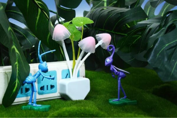 Mushroom Night Light with Dusk-to-Dawn Sensor | LED Flower Lamp for Bedroom, Baby Room & Kids - Image 3
