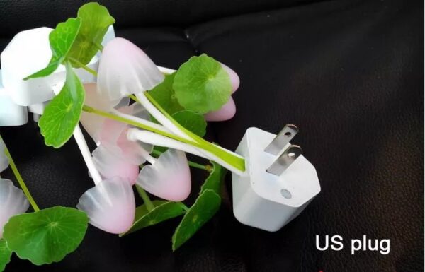 Mushroom Night Light with Dusk-to-Dawn Sensor | LED Flower Lamp for Bedroom, Baby Room & Kids - Image 4