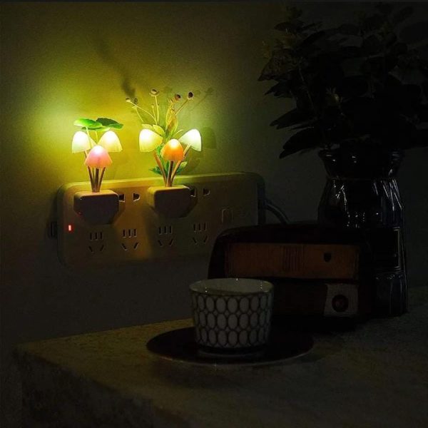 Mushroom Night Light with Dusk-to-Dawn Sensor | LED Flower Lamp for Bedroom, Baby Room & Kids - Image 6