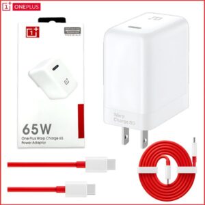 OnePlus 65W Warp Charge Power Adapter + Type-C to Type-C Cable