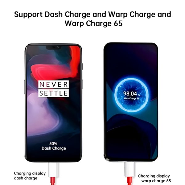 OnePlus 65W Warp Charge Power Adapter + Type-C to Type-C Cable – Ultra-Fast, Safe & Reliable Charging - Image 4