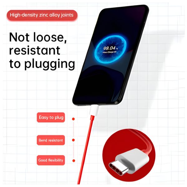 OnePlus 65W Warp Charge Power Adapter + Type-C to Type-C Cable – Ultra-Fast, Safe & Reliable Charging - Image 6