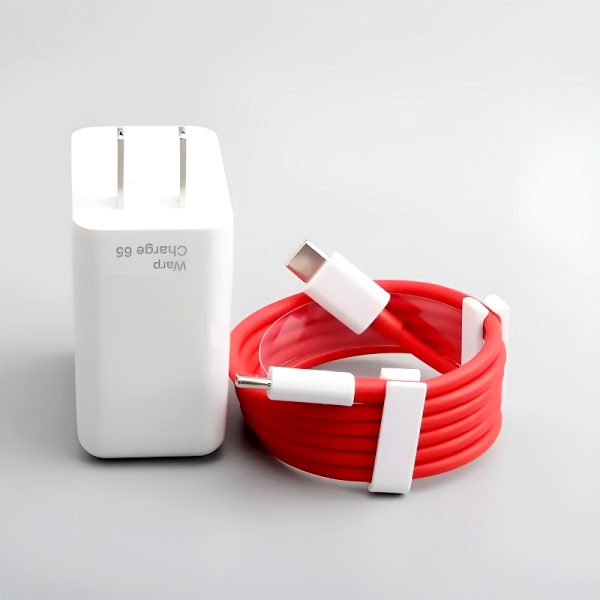 OnePlus 65W Warp Charge Power Adapter + Type-C to Type-C Cable – Ultra-Fast, Safe & Reliable Charging - Image 8