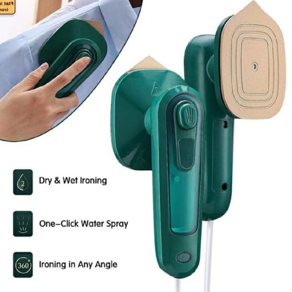 Portable Mini Electric Steam Iron – Travel-Friendly Handheld Garment Steamer with Ceramic Soleplate & 80ml Water Tank | Quick Heat-Up Wrinkle Remover - Image 7