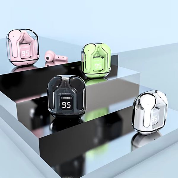 Treqa BT35 Bluetooth Earbuds – HiFi Stereo Sound, Waterproof Wireless Earphones with Mic, Digital Display Charging Case - Image 2