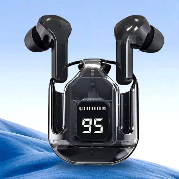 Treqa BT35 Bluetooth Earbuds – HiFi Stereo Sound, Waterproof Wireless Earphones with Mic, Digital Display Charging Case - Image 3