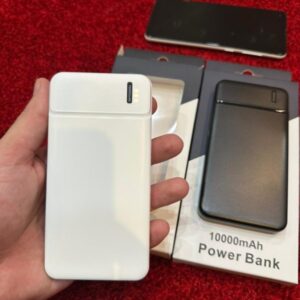 Ultra Slim 10000mAh Power Bank | Dual USB Output, Fast Charging Portable Charger