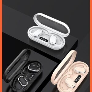 X97 Wireless Open-Ear Earbuds – LED Power Display, Bluetooth 5.3,