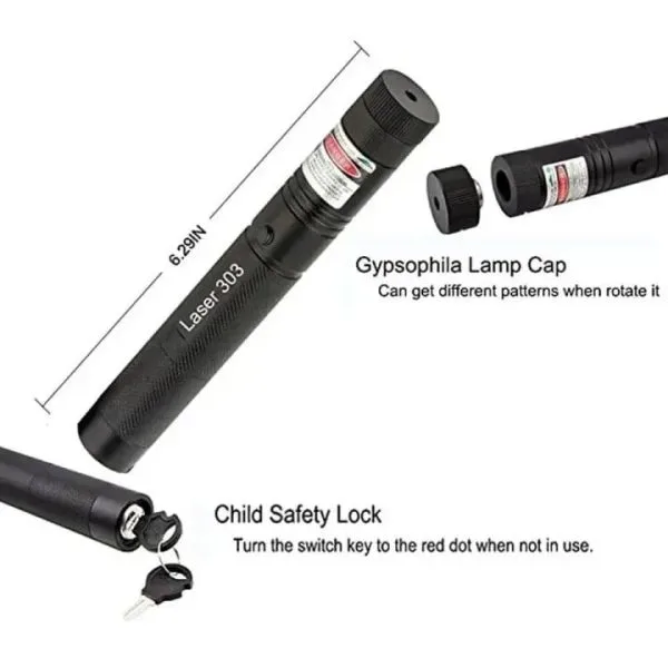 Special Edition Ultra-Bright 303 Green Laser Pointer – 5 km Range - Image 3