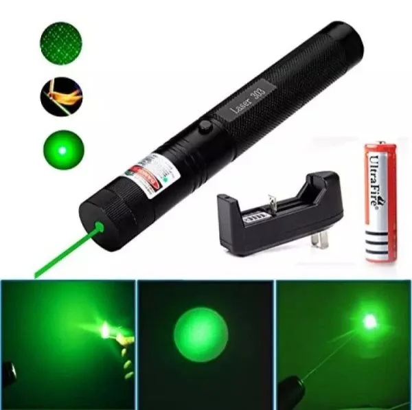 Special Edition Ultra-Bright 303 Green Laser Pointer – 5 km Range