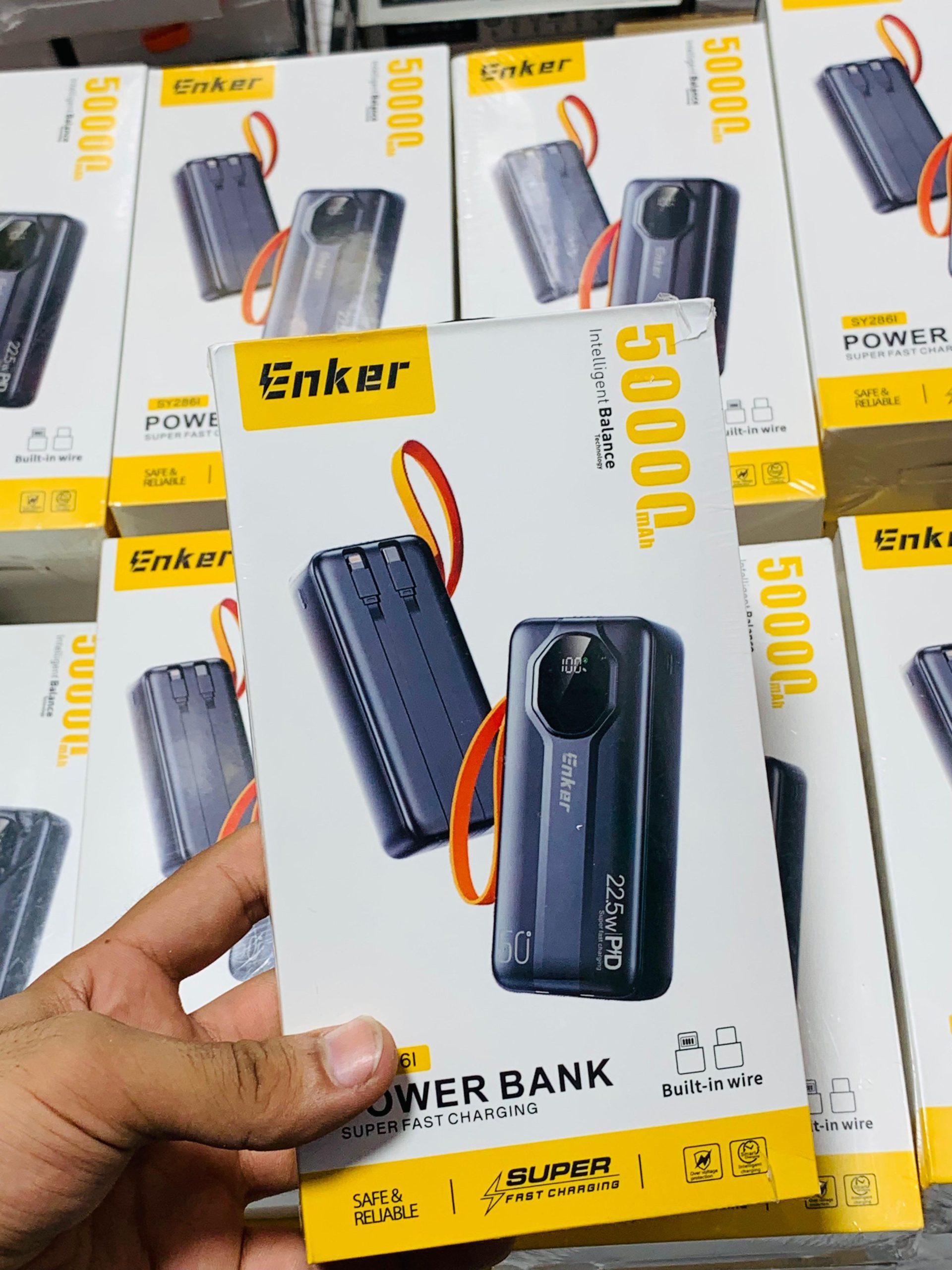 Enker 50,000 mAh Ultra-High-Capacity Power Bank – Fast Charging • Multi-Device Ports • Lithium-Ion • Portable Energy Solution - Image 5