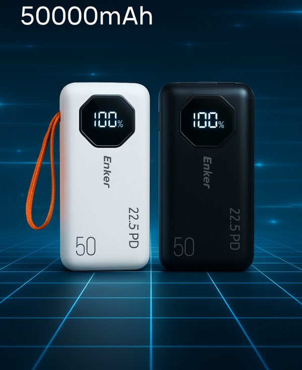 Enker 50,000 mAh Ultra-High-Capacity Power Bank